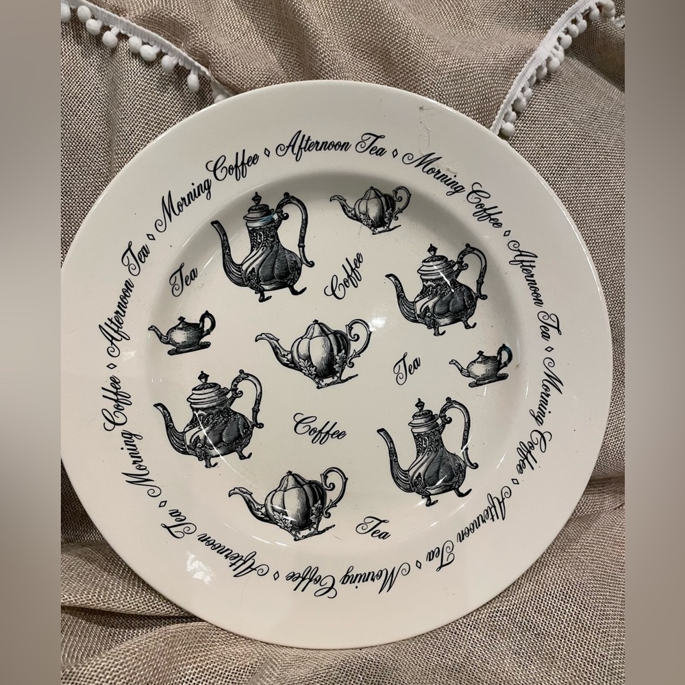 Beautiful tea party coffee station plate